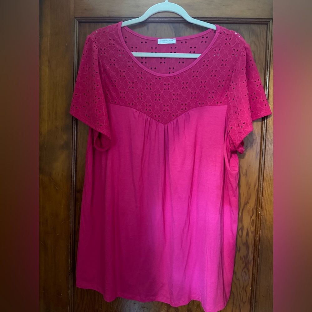 Chic Soul Pink Blouse